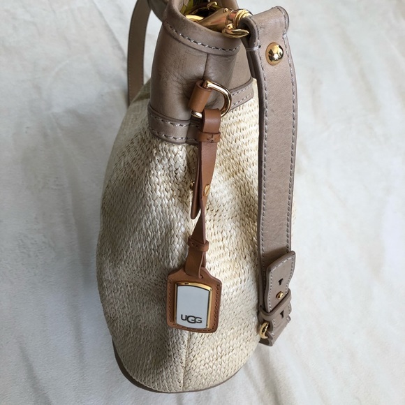 UGG leather and textile tote purse - Picture 3 of 7